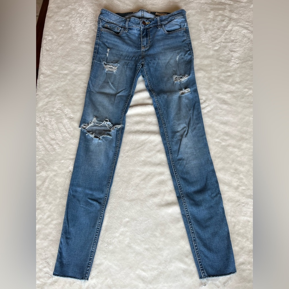Distressed Hollister jeans